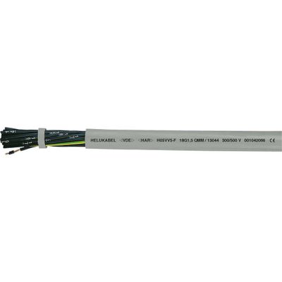 HELU H05VV5-F (NYSLYÖ-JZ) Stuurstroomkabel 5 G 0.50 mm² Grijs 13003-1000 1000 m