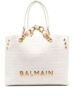 Balmain sac cabas 1945 en cuir - Blanc - thumbnail