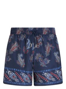 ETRO short de bain à imprimé cachemire - Bleu