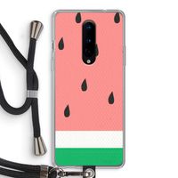 Watermeloen: OnePlus 8 Transparant Hoesje met koord