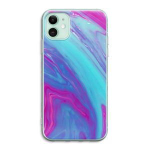 Zweverige regenboog: iPhone 11 Transparant Hoesje