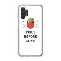Fries before guys: Samsung Galaxy A32 5G Transparant Hoesje