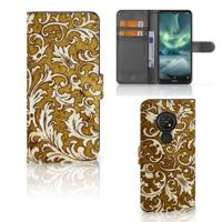 Wallet Case Nokia 7.2 | Nokia 6.2 Barok Goud | Portemonnee hoesje