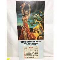 Pin Up Kalender 1955 Verkopersvoorbeeld