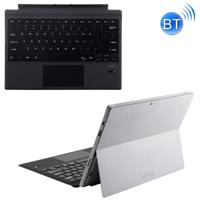 1089a magnetische opladen Bluetooth V 3.0 toetsenbord + microfiber lederen case voor Microsoft Surface Pro 3/4/5/6 (donkergrijs)