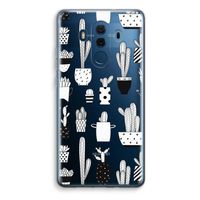 Cactusmotief: Huawei Mate 10 Pro Transparant Hoesje