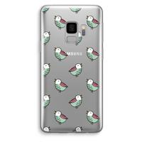 Vogeltjes: Samsung Galaxy S9 Transparant Hoesje