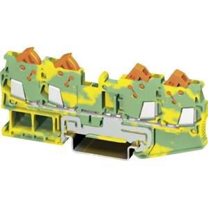 Phoenix Contact 3205093 Aardklem 3-etages 5.2 mm Snelaansluiting Groen, Geel 1 stuk(s)