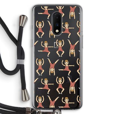 Gymboys: OnePlus 7 Transparant Hoesje met koord