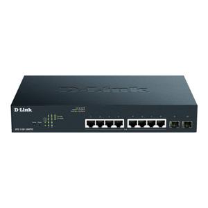 D-Link DGS-1100-10MPV2 Managed L2 Gigabit Ethernet (10/100/1000) Power over Ethernet (PoE) 1U Zwart