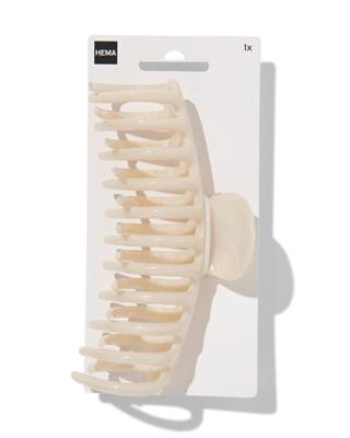 HEMA Haarklem 12cm wit marmer