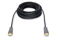 Digitus AK-330125-200-S HDMI-kabel HDMI / Glasvezel Aansluitkabel HDMI-A-stekker, HDMI-A-stekker 20.00 m Zwart Ultra HD-HDMI, High Speed HDMI met ethernet - thumbnail