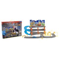 Tender Toys Speelgoedset met 4 auto's 62x31x33 cm grijs en blauw - thumbnail