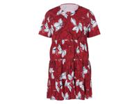 esmara Dames jurk - plus size (Rood/print, XL (48/50))