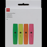 HEMA 4x Accentueerstiften bij Jumbo
