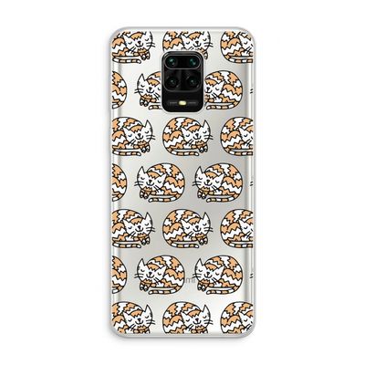 Slapende poes: Xiaomi Redmi Note 10 Lite Transparant Hoesje