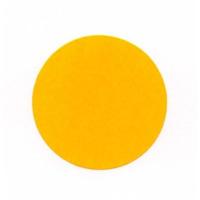 Etiket 35 mm rond fluor oranje 1000 rol