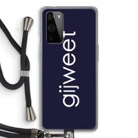 Gijweet: OnePlus 9 Pro Transparant Hoesje met koord