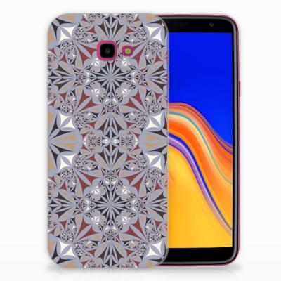 Samsung Galaxy J4 Plus (2018) | TPU | Siliconen hoesje | Flower Tiles