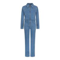 Indian Blue Jeans Meisjes jumpsuit - Medium blauw denim - thumbnail