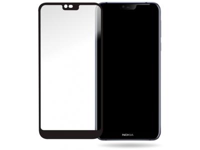 Mobilize Mobilize Glass Screen Protector - Black Frame - Nokia 7.1