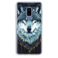 Darkness Wolf: Samsung Galaxy S9 Plus Transparant Hoesje