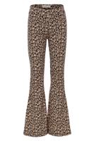Little printed flare pants Love message