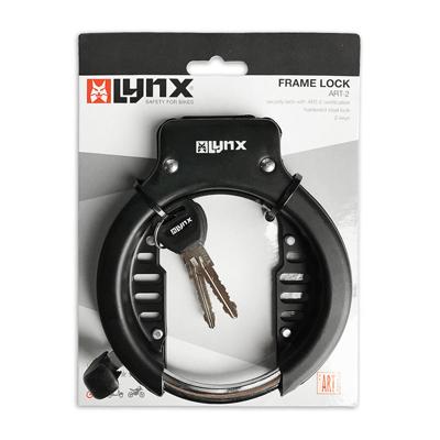 Lynx art2 frameslot - 10mm gehard staal - zwart