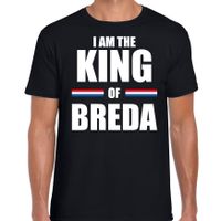 I am the King of Breda Koningsdag t-shirt zwart voor heren