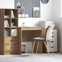 Bureau artisanaal eikenkleurig 70 x 50 x 76 cm Bewerkt hout