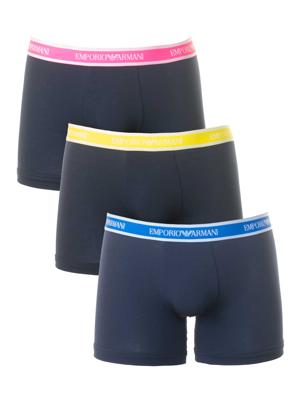 Emporio Armani - 3p Boxer Briefs - Core Logoband - 64135, Maat:S