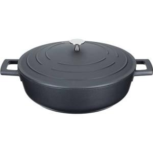 Braadpan Laag - 28cm, 4 Liter - Gietaluminium - MasterClass