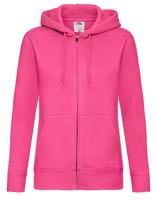 Fruit Of The Loom F440N Ladies´ Premium Hooded Sweat Jacket - Fuchsia - M - thumbnail