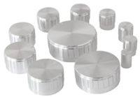 Audio Dynavox - 11-delige draaiknoppen set zilver Audio Dynavox - 11-delige draaiknoppen set zilver