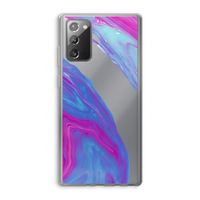 Zweverige regenboog: Samsung Galaxy Note 20 / Note 20 5G Transparant Hoesje