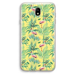 Flamingo party: Samsung Galaxy J7 (2017) Transparant Hoesje