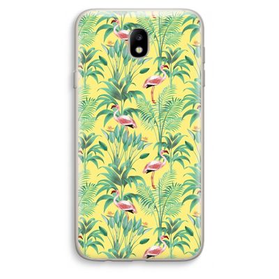 Flamingo party: Samsung Galaxy J7 (2017) Transparant Hoesje