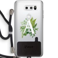 Green Brush: LG V30 Transparant Hoesje met koord