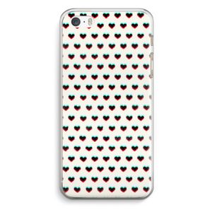 Hartjes: iPhone 5 / 5S / SE Transparant Hoesje