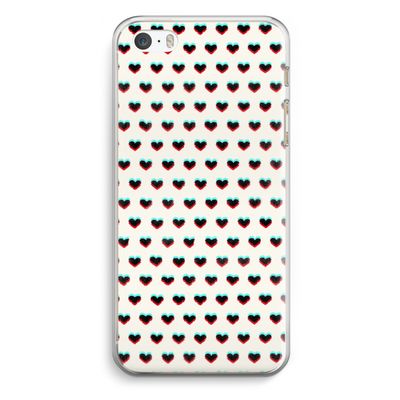 Hartjes: iPhone 5 / 5S / SE Transparant Hoesje