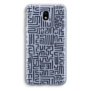 Moroccan Print: Samsung Galaxy J5 (2017) Transparant Hoesje