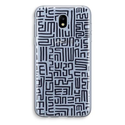 Moroccan Print: Samsung Galaxy J5 (2017) Transparant Hoesje