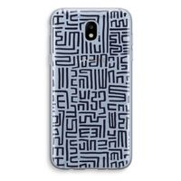 Moroccan Print: Samsung Galaxy J5 (2017) Transparant Hoesje