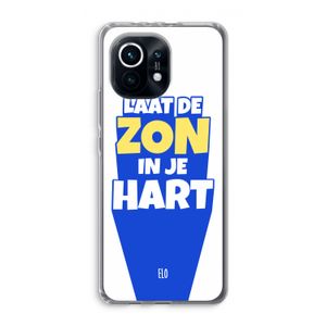 Laat de zon in je hart: Xiaomi Mi 11 Transparant Hoesje