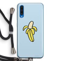 Banana: Samsung Galaxy A50 Transparant Hoesje met koord Banana: Samsung Galaxy A50 Transparant Hoesje met koord
