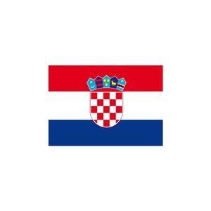 Stickers van de Kroatische vlag