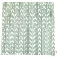 Fair Trade kussenhoes graphic groen 45 x 45 cm | 12 stuks