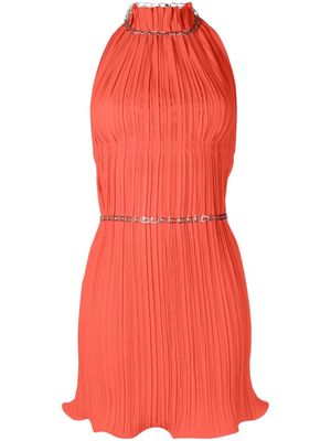 Dion Lee robe cintrée à dos-nu - Rouge