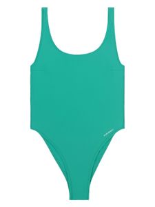 Sporty & Rich maillot de bain Carla à logo imprimé - Vert