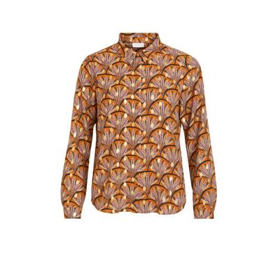 VILA blouse VIZINO met all over print oranje VILA blouse VIZINO met all over print oranje